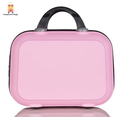 China Mini ABS Cases Mini On-The-Go Luggage Makeup Moving Box Carry On Luggage Makeup Suitcase Woman Suitcases for sale