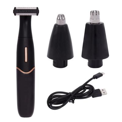 China Electric Car Shavers 568-3 Eyebrow Trimming Nose Hair Balancing Multifunctional Razor Set for sale