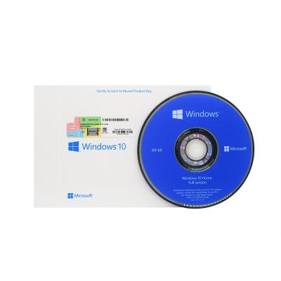 China Original MS Win 10 Home Activation Windows 10 Home Screen Start Key OEM Online Key With Home DVD Windows 10 dvd for sale