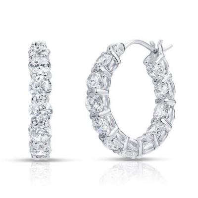 China Customized 9K/10K/14K/18K Gold Fine Diamond Earrings Safe Natural /lab Developed Diamond for sale