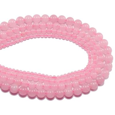 China Safe Rose Quartz Beads for Fashion Jewelry Jewelry Making for sale