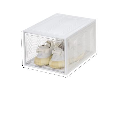 China Modern Hot Selling Transparent Plastic Tool Rectangle Clear Plastic Shoe Storage Box for sale