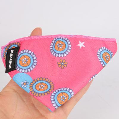 China Wholesale Personalized Luxury Adjustable Dog Bandana Brand Design Dog Scarf High Quality Custom Made Dog Bandana for sale