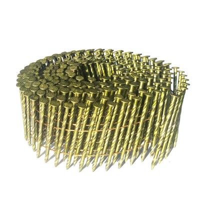 China Cap Coil Nails Frame Pallet Factory Supply High Quality Galvanized Plastic Umbrella Top Roofing Nails Hot Sale Hot Dipped for sale