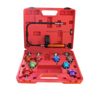 China Vehicle Cars Cooling System 14pcs Radiator Cap Pressure Tester Auto Home Water Tank Leak Detector for sale