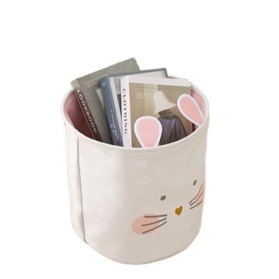 China High Quality Tidy/Storage Cotton Rope Storage Basket Fabric Storage Basket Bathroom Storage Basket for sale