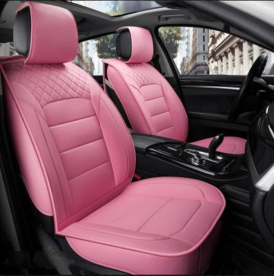 China Four Season Car Seat Cover Water Proof Leather Wear Resistant Universal Car Trigger Cushions Universal Fit for sale