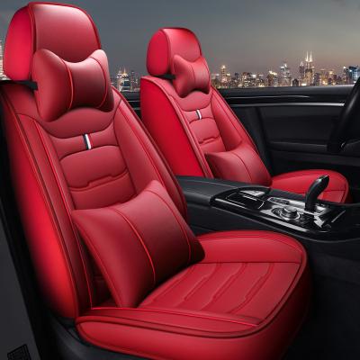 China Cute Car The Other Car Interior Leather Universal Seat Covers Accessories 2021 PU/PVC Full Set for sale