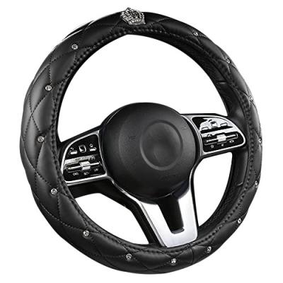 China Brief & Single Color Breathable Car Wheel Cover Breathable Middle 14.5 Inch -15 Inch Steering Outer Diameter for sale