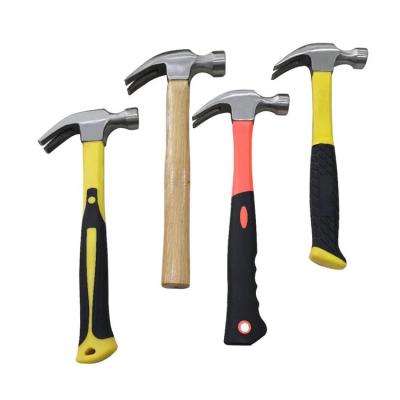 China High Performance Free Sample Plastic Handle 0.25 Kg 0.5 Kg 0.75 Kg 1 Kg Claw Hammer Nail Hammer for sale