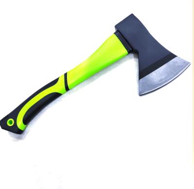 China wood/plastic/fiberglass/TPR hatchet 600g 800g 1000g 2kg fiberglass ax survival camping handle for sale