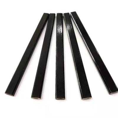 China Black Carpenter Pencil Square Shape Carpenter Pencil Writing Pencil for sale