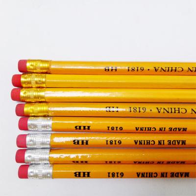 China Office & School pencil wooden pencil crayons black pencil / yellow pencil /green pencil for sale