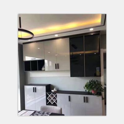 China Eco-Friendly Modern Raw High Gloss Plain Wood 18mm MDF Board For Cabinet Door And Wardrobes for sale