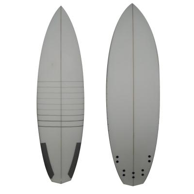 China White PU Unisex Surfboard With Surfboard Fins for sale