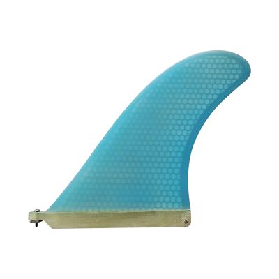 China Unisex Single Fin Honeycomb Colored Center Fin Blue For Longboard for sale