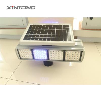 China City Road XINTONG Yellow Red Solar Power Led Road Safety Turning Flashing Warning Lights for sale