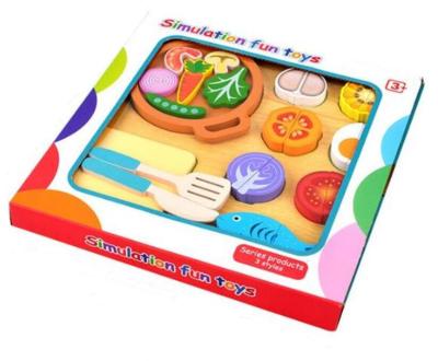 China 2021 New Hot Magnetic Wooden Vegetables Fruit Vegetables Kitchen Toys Kids Educational Game Toy For Girl Children for sale