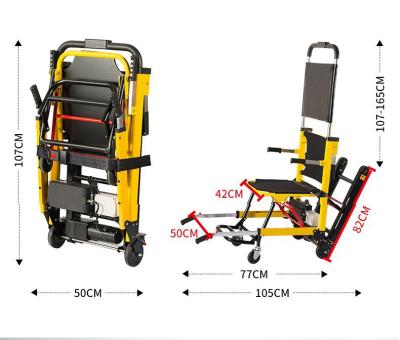 China Medical Supplies Wheelchair Saving Vehicle Foldable Intelligent Manual Stair Climbing Wheelchair for sale