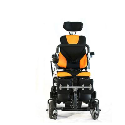 China Smart Full Automatic Aluminum Alloy Power Position Wheelchair Reclining Power Stand Up Power Wheelchair for sale