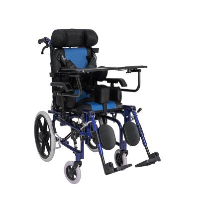 China Lightweight Basic Wheelchair High Back Can Lie Down To Slightly Fold Extended Trolley Bike Wheelchair for sale