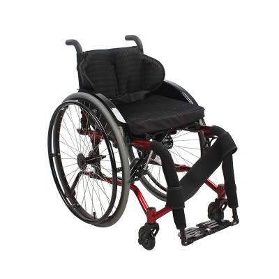 China New Product Aluminum Alloy Rear Wheels Wheelchair Detachable Car Manual Wheelchair Sportfor Adult for sale