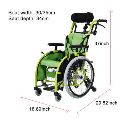 China Portable Aluminum Alloy Wheelchair Vehicle Aluminum Alloy Cp Chair Disabled Electric Wheelchair For Children for sale