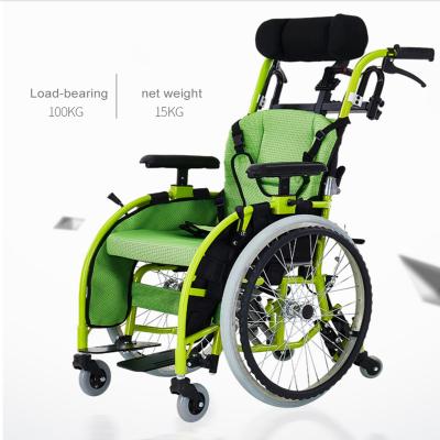 China Aluminum Alloy Cerebral Palsy Wheelchair Aluminum Alloy Headrest Child Adult Adjustable Wheelchair for sale