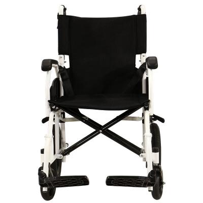 China Lightweight Carbon Steel Manual Wheelchair Portable Carbon Steel Wheelchair Multifunctional Folding Active Wheelchair for sale