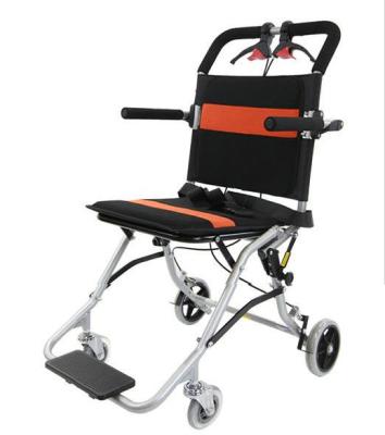 China Aluminum Alloy Folding Lightweight Wheelchair Used Portable Hand Pedal Manual Wheelchair For Sale for sale