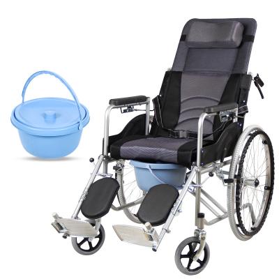 China Wheelchair High Carbon Steel High Carbon Steel Adjustable Backrest Careage Lightweight Wheelchairs For Elderly for sale