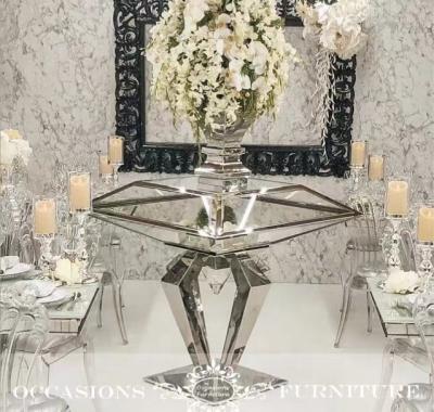 China Morden's Silver Wedding Cake Tables for sale