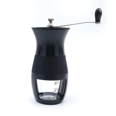 China Outdoor Home Handheld Coffee Grinder Stainless Steel Burr Travel Manual Grinders Commercial Spice Maker Cup for sale