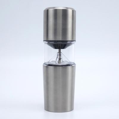 China Mini USB Coffee Bean Grinder Electric Stainless Steel USB Rechargeable Coffee Grinder Spice Beans Rechargeable Grinder Machine for sale