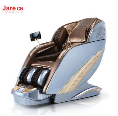 China Jare JR-K9 Weightless Massage Chair Blut-tooth Music LCD AI Pillow Foot Roller Full Body Flat Massage Chair for sale