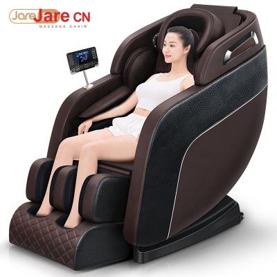 China Jare JR-S5-1A CE Blue-tooth Weightless Jade Roller Customized Weightless Shiatsu SL Track LCD AI USB Charging Airbag Massage Chair for sale