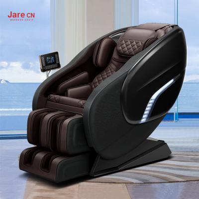 China Black JareCN Luxury Massage Chair X8 SPA 4D Factory Price Body Kneading Shiatsu Bluetooth Music Massage Chairs Airport Waiting Chair for sale