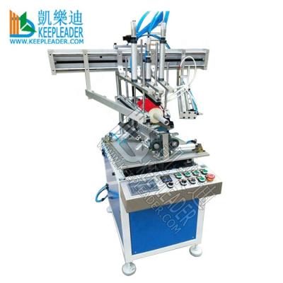 China Semi-automatic Commodity Packing Box Cylinder Making Machine for PVC Cylindrical Cylinder_Making_Gluing box_Plastic box making more or less round for sale