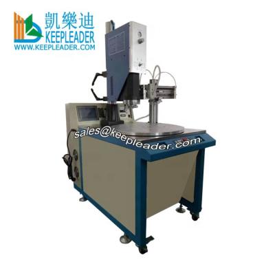 China 20k Auto Rotary Seam Welding Equipment Machinery Repair Shops Sonic Plastic Welder Auto Turntable Ultrasonic Welding Machine for sale