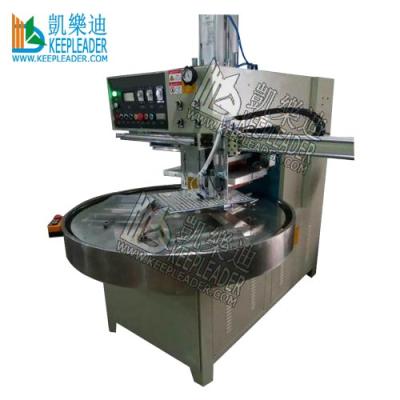 China Building Material Stores Blister Package Sealing Rotary Table HF Welder In Plastic Clamshell High Frequency Welding Machine for sale