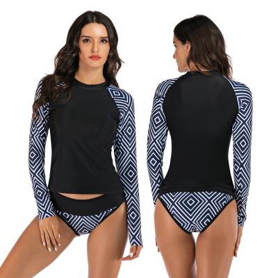 China UPF 50 AOSHILI Rash Guard Surf Sublimation Printed Rash Guards For Women Rash Guards Wholesale for sale