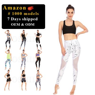 China AOSHILI Sales Women Solid Colors Logo Active White Culture Custom Warm Breathable Wear Top Gym Clothing Teams Yoga Two Piece Sets for sale