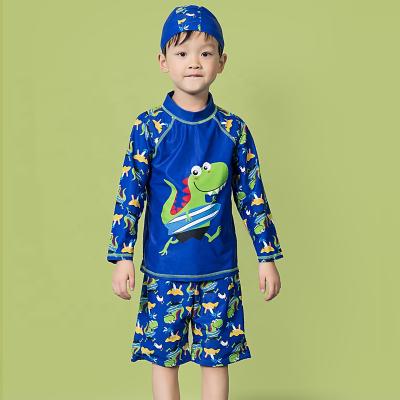 China Wholesale AOSHILI Children's Swimwear Child Baby Boy Swimsuit Anti-UV Beach Wear Suit Children's Swimwear for sale