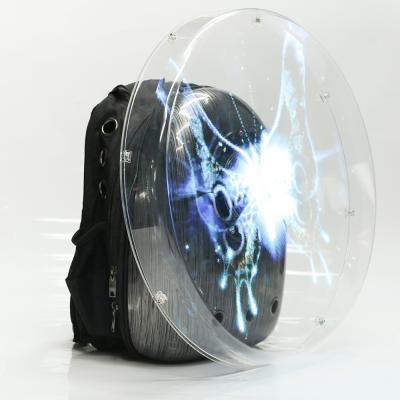 China Speak For Cheap Mall 3D Holographic LED Fan Display Made In China Backpack for sale