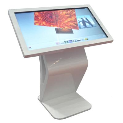 China Indoor 43 Inch K Form LCD Multi Touch Screen Digital Advertising Machine for sale