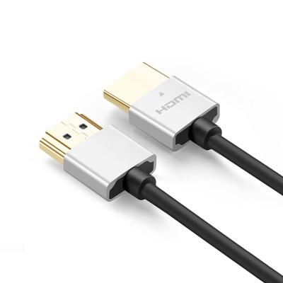 China Slim HDTV Cable 4K OD3.6mm HDMI support 3D male to male hdmi to slim hdmi cable with ethernet for sale