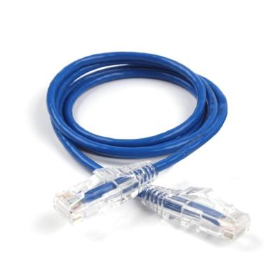 China Telecommunication thin UTP Cat6 patch cord 30AWG 28AWG PVC cable OD:3.5mm utp cat6 cable price for sale