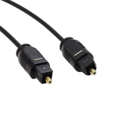 China Slim Speaker OD Toslink Plug to Toslink Plug Fiber Optic Cable Fiber Optic Patch Cord for DVD, CD, MINI Disc Player and Recorders, etc. for sale