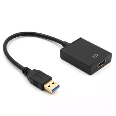 China High Quality High Speed ​​Data Sync Male To 1080P Female 4K USB3.0 USB 3 To HDMI Adapter for sale