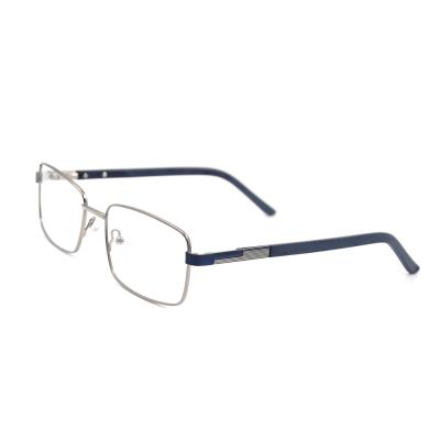 China Optical Glasses 2021 Square Top Shape Metal Optical Frames Spectacle Frames For Men for sale